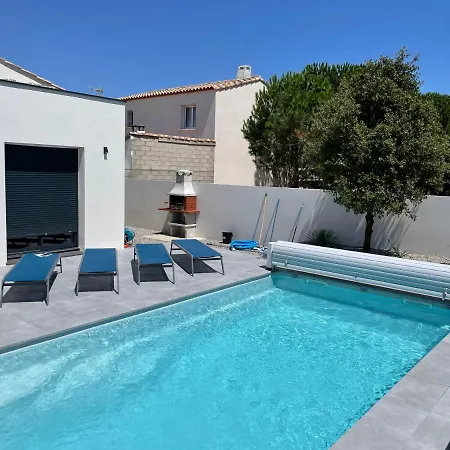 Villa Neuve 5 Etoiles Avec Piscine Chauffée, à 900m Des Plages Sérignan