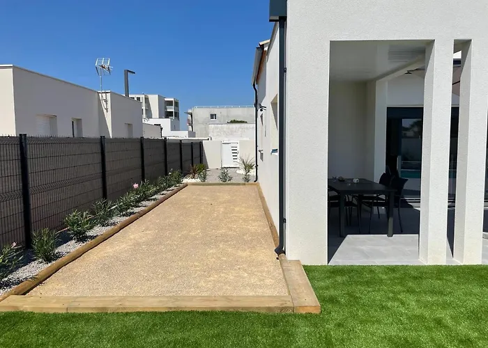 Villa Neuve 5 Etoiles Avec Piscine Chauffée, à 900m Des Plages Sérignan