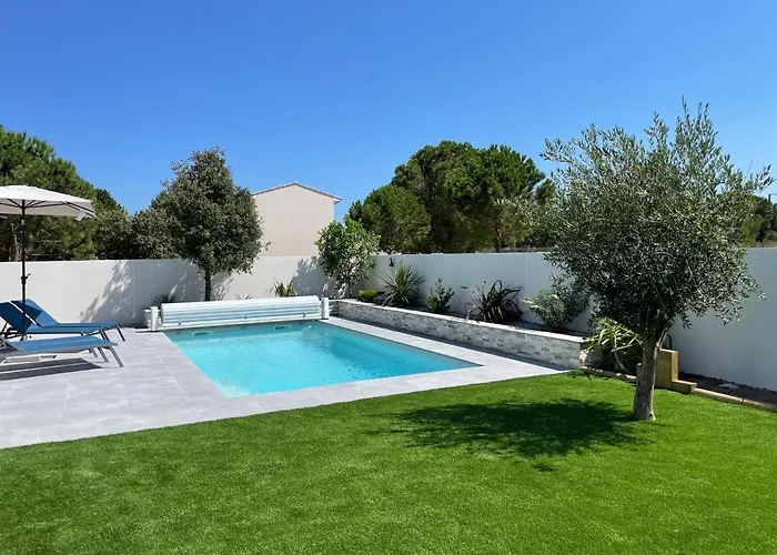 Villa Neuve 5 Etoiles Avec Piscine Chauffée, à 900m Des Plages Sérignan