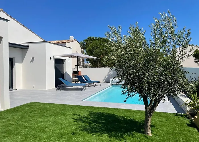 Neuve 5 Etoiles Avec Piscine Chauffée, à 900m Des Plages * Sérignan
